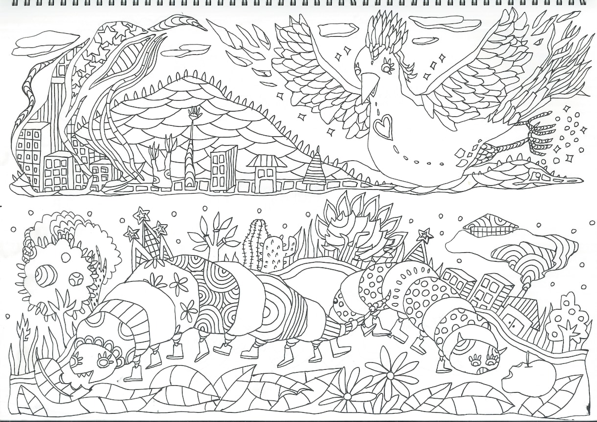 ご希望のモチーフをテーマにした白黒イラスト描きます CD、書籍、表紙など、モノクロのイラストを使ってみませんか？ イメージ5