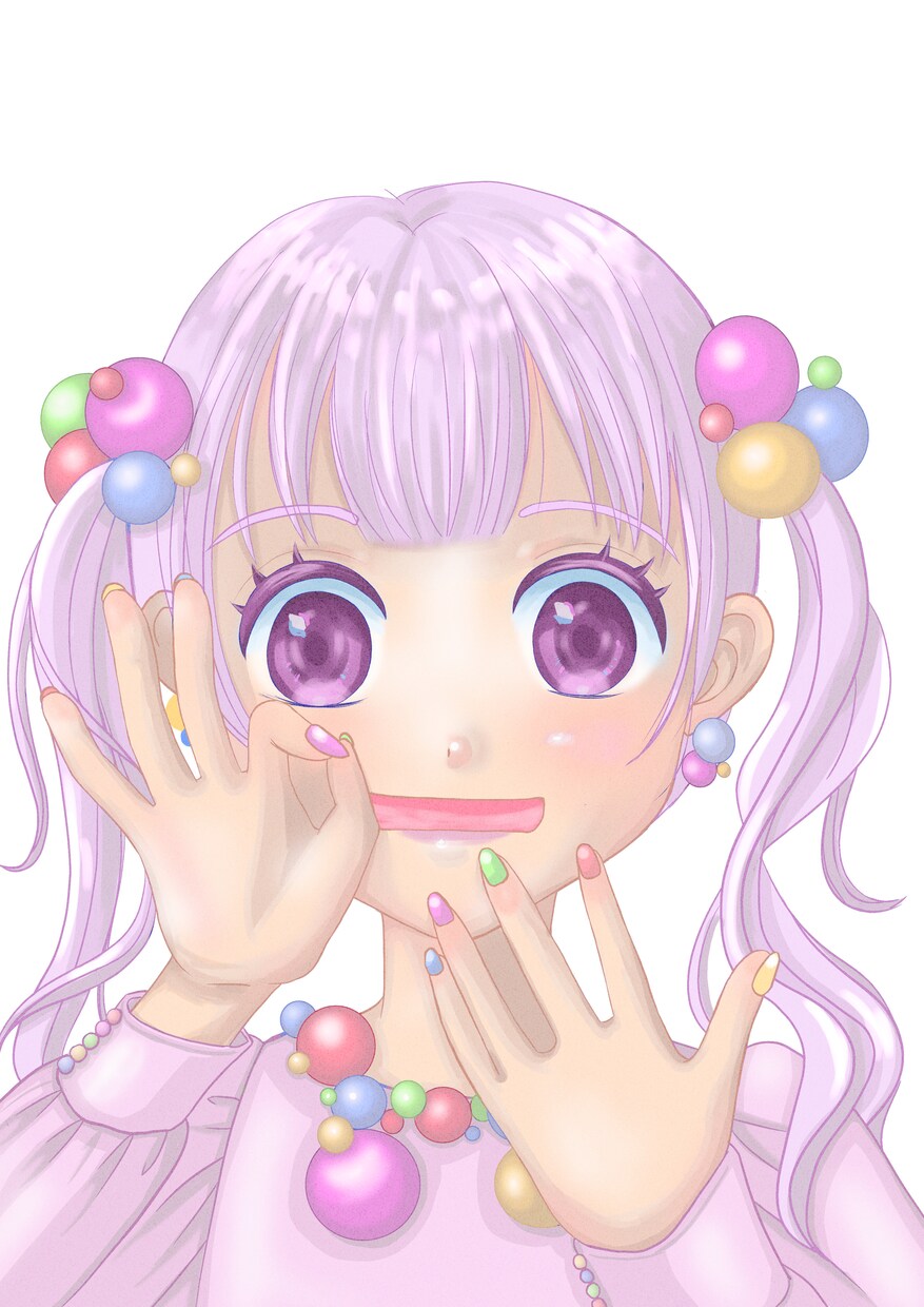 女の子イラストをお描きします 可愛く元気な女の子が得意です。 イメージ1