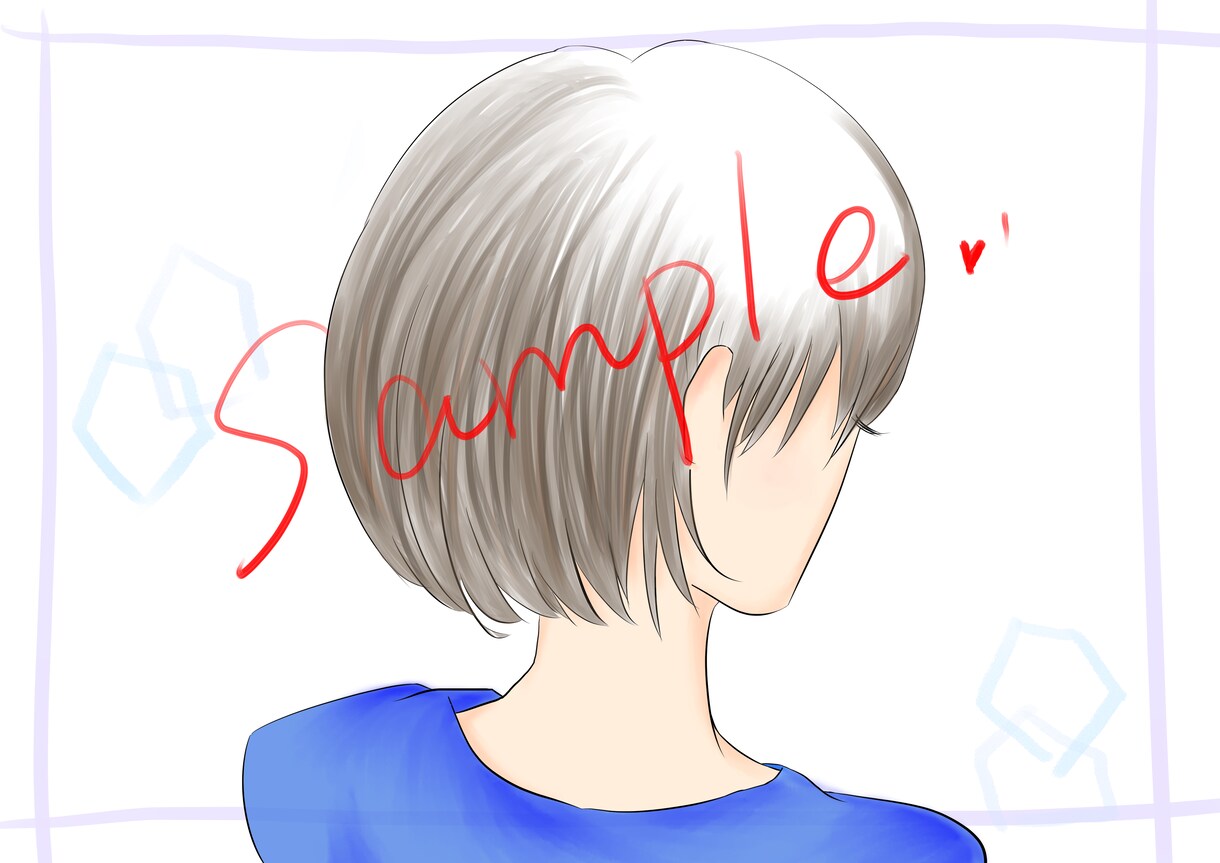 あなただけのオリジナルアイコンをお描きします キレイめな女の子の水彩（＋厚塗り）絵が得意です(*'ω'*) イメージ3
