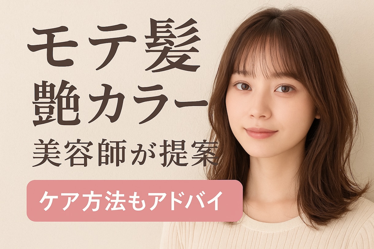 艶カラー＆髪を綺麗に保つケア方法を提案します ブリーチなしでも垢抜けたいあなたへ艶髪×ケアでモテ度UP！ イメージ1
