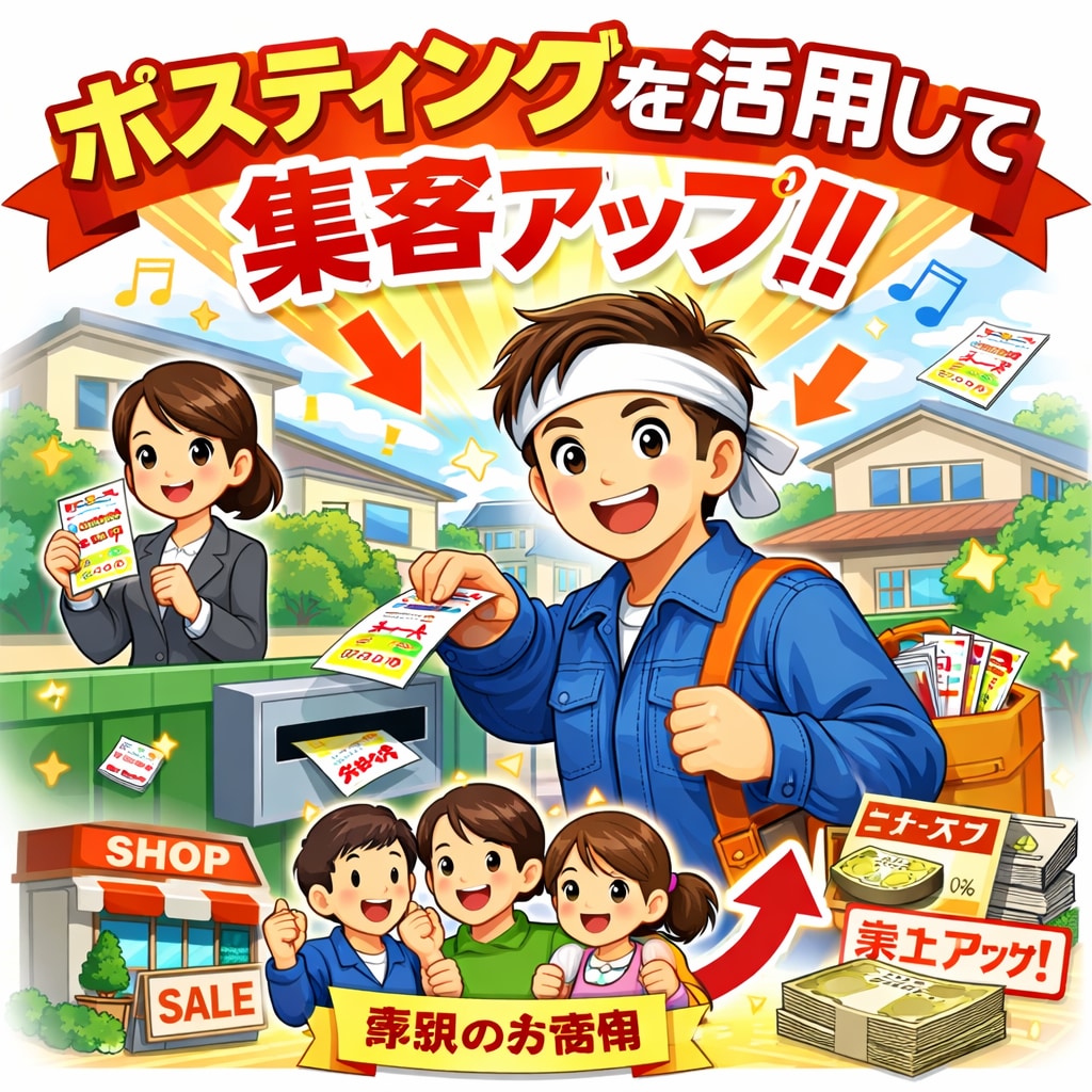 岡山県南部エリアでのポスティング作業を請負います 配った数より、反響を大事にするポスティング イメージ2