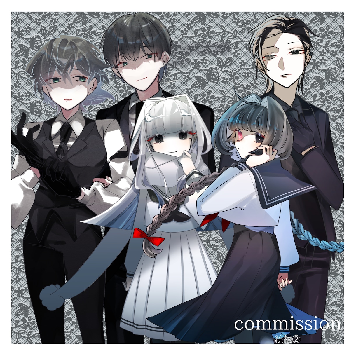 キャラクター立ち絵制作承ります ゲーム・動画等の立ち絵、SDイラスト、一枚絵を描きます イメージ5