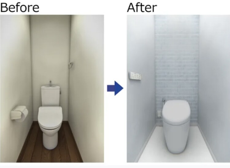 写真送るだけ。交換可能なトイレを提案します ネットで安くトイレやウォシュレットを買いたい方へ イメージ1