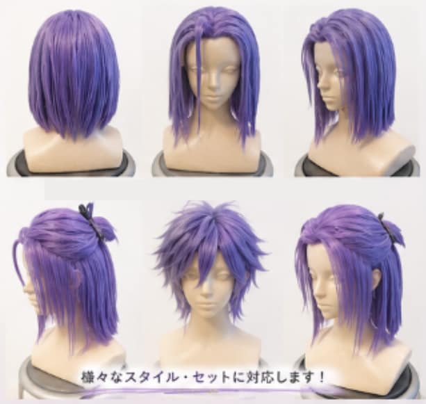 コスプレ・オリキャラのウィッグをオーダー制作します 現役コスプレイヤーがキャラクターの特徴を丁寧に形にします イメージ2