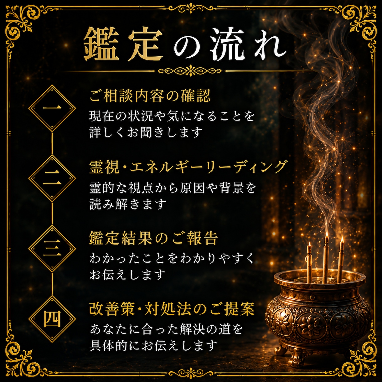 30年の霊視経験による【本格霊事鑑定】を行います 霊現象・家相・家系・先祖・土地・人間関係・悪縁・因縁・厄払い イメージ4
