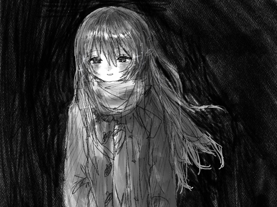 一枚絵、キャラクターイラスト描きます 可愛く、闇のある女の子が得意です イメージ5