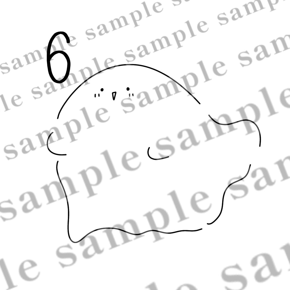 シンプルでゆるめのイラストになります SNS用アイコンなどにご利用いただけます。 イメージ6