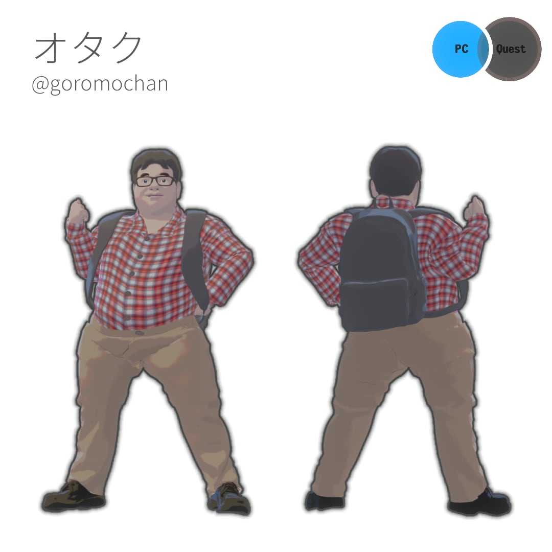 VRChat用人型アバター制作します 1万円からオーダーメイドアバター作れます イメージ3