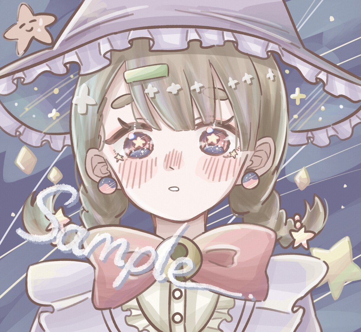 優しい雰囲気のアイコンイラストを描きます なんでもお気軽にご相談ください！ イメージ2