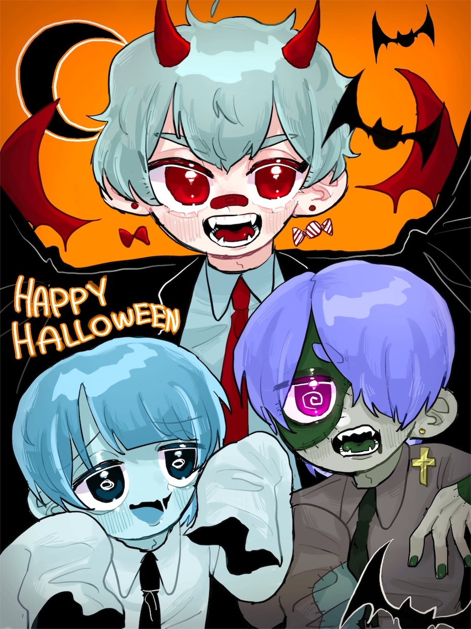 貴方の創作キャラを描かせていただきます デフォルメキャラでデジタルイラストでお届けします イメージ2