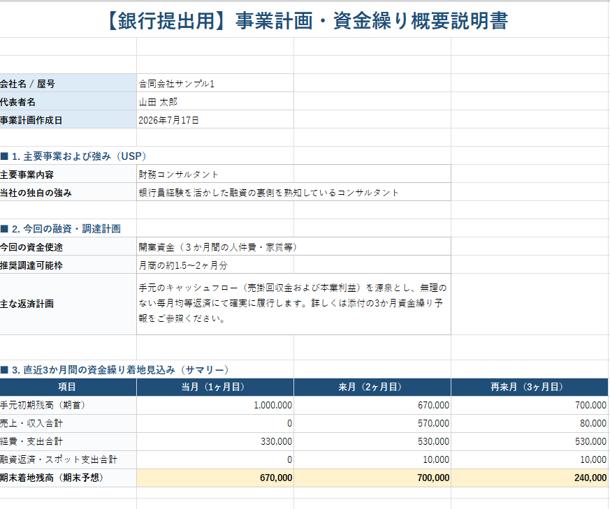 個人事業主向け！3か月先の資金繰りを見える化します 「黒字なのにお金がない」を3か月先まで見える化します イメージ6