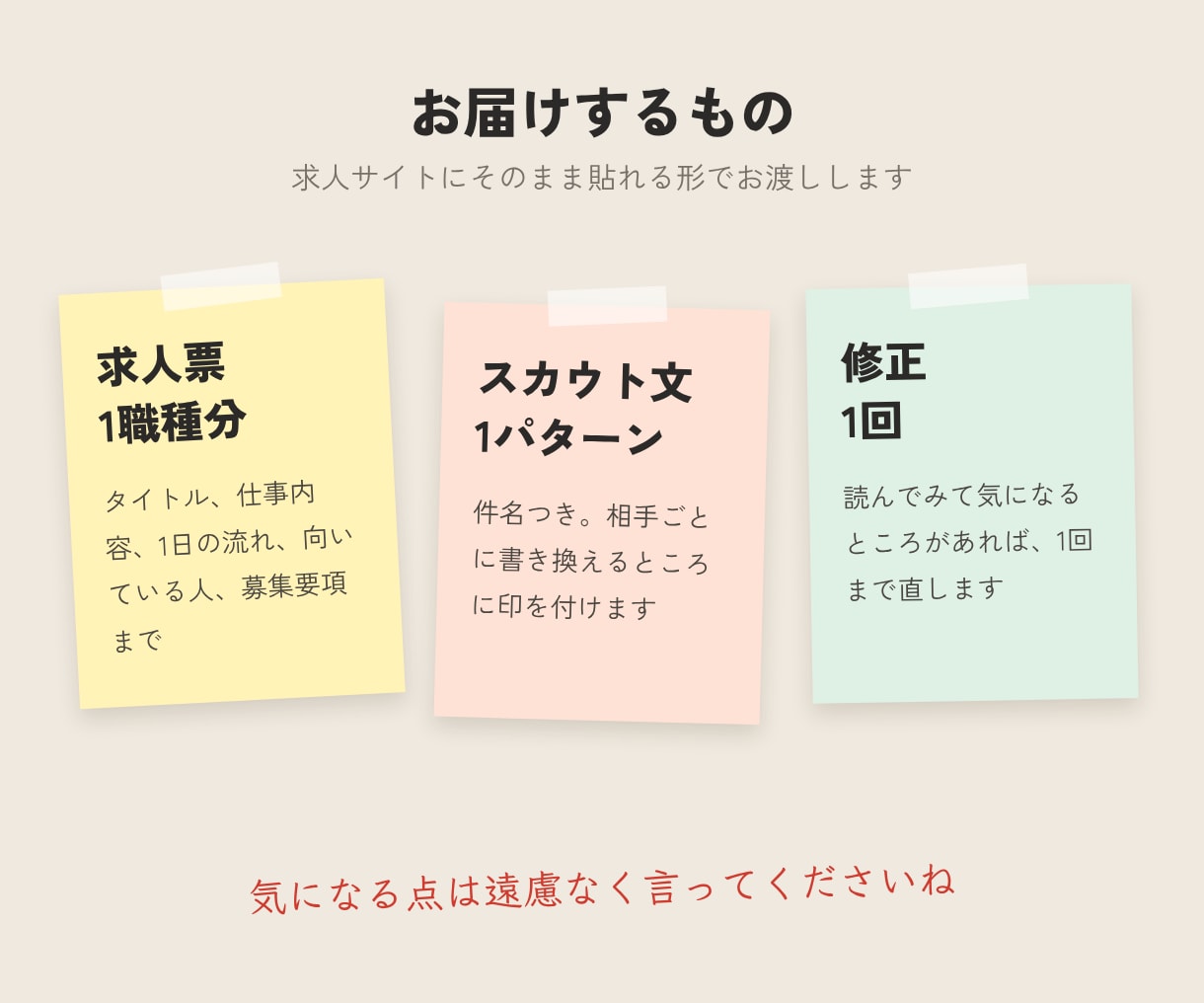 製造業の求人票とスカウト文をセットで作ります メーカー営業と採用支援の両方を経験。応募が来る原稿に整えます イメージ3