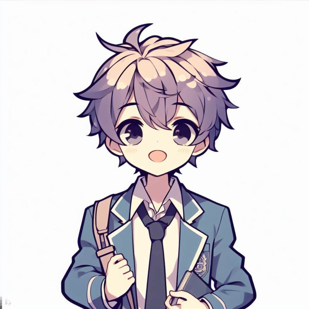 シンプルなアニメ風アイコンを作ります インスタやYouTube、などのアイコンに使えます イメージ1