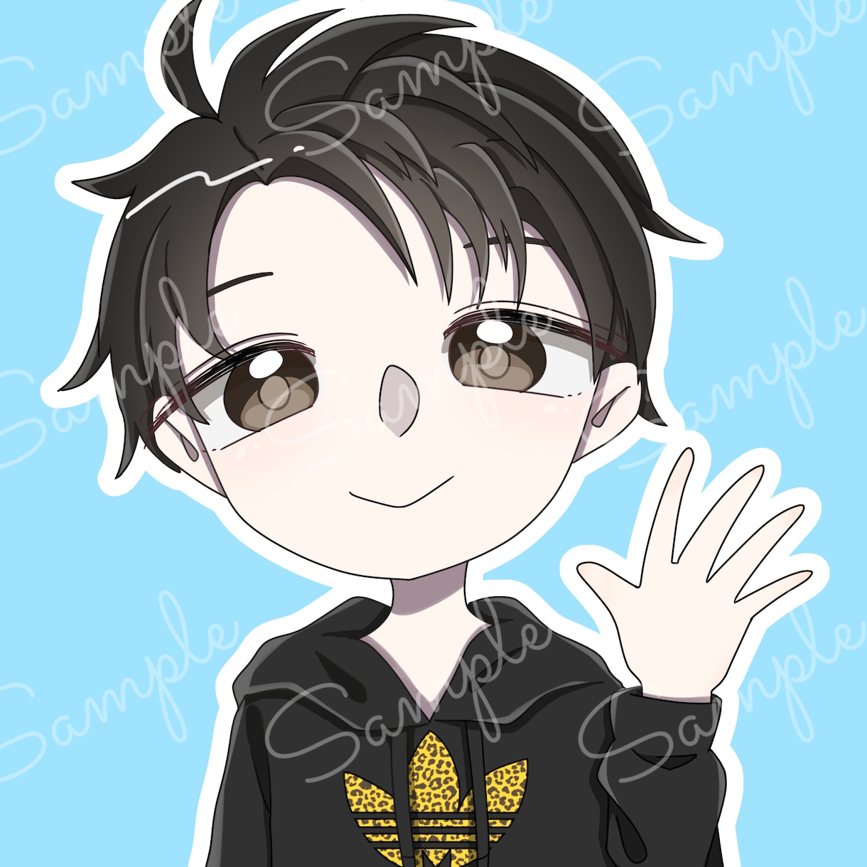 SNSで使えるデフォイラストのアイコン描きます SNSで使えるデフォルメキャラを描きます！ イメージ5