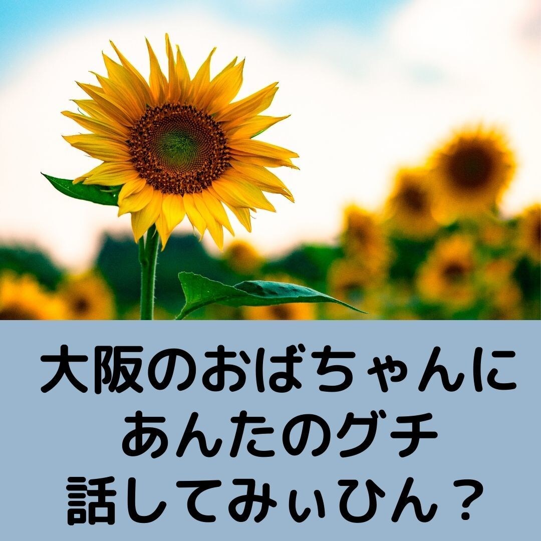大阪のおばちゃんが、あんたのグチ聞いたげますます 言いたいことを自分の言葉で話してね！しっかり聞いてあげるから イメージ1