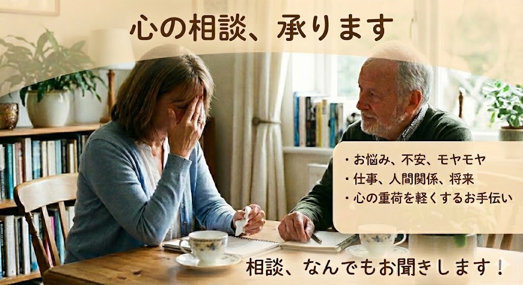 どんなお悩みでも親身になってお聞きします 誰にも言えない、悩んでることがある方は特に！ イメージ1