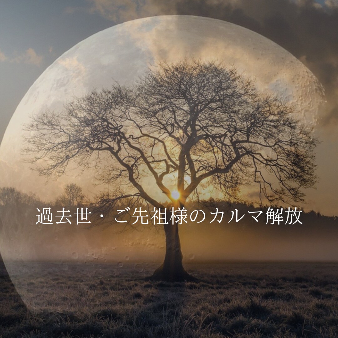 ネガティブなカルマを解放します ご自身が心から安心出来る日常を過ごせていますか？ イメージ1