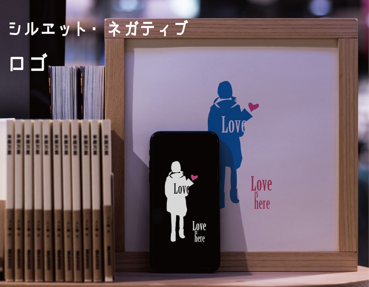 アートなロゴを制作します 実は、ＮＹ等でも個展をしている絵描きなのです。 イメージ2