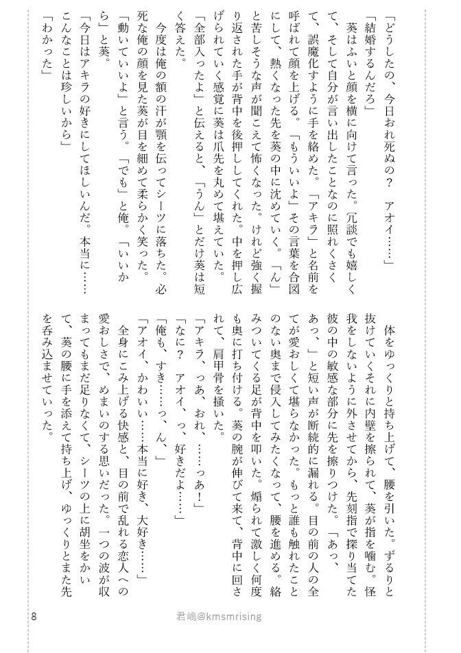 夢小説・CP小説(男女・BL・百合)書きます 文字単価2.2円！参照すべき原典の取材も承ります。 イメージ9