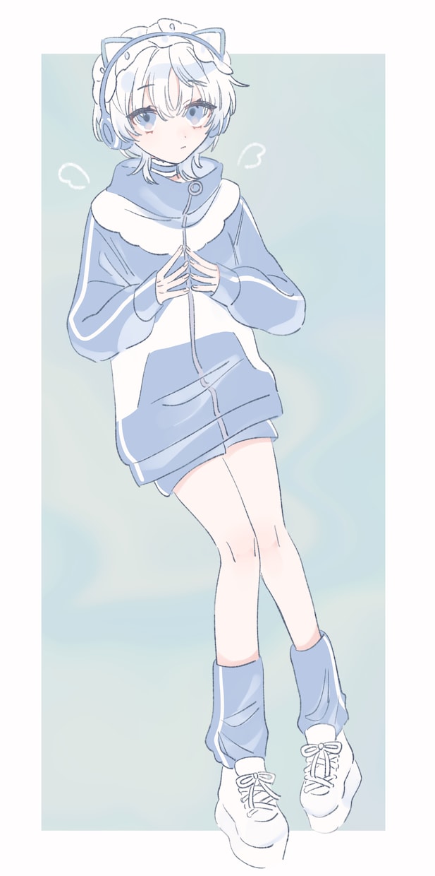 かわいい・ふわふわな雰囲気のイラスト作成します 歌ってみた用、Vtuberの方にオススメ！ イメージ2