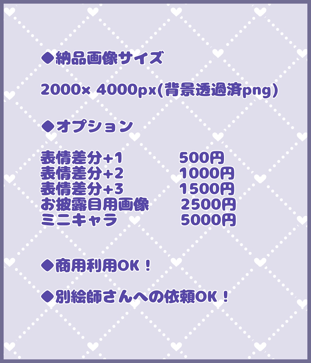IRIAMですぐ使える立ち絵を販売します 完成品なので最短即日納品！すぐに配信が始められます！ イメージ2
