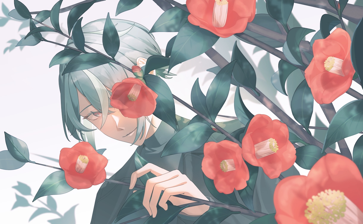 中性寄りのキャラクターイラストを制作します 一枚絵や動画イラストなど、様々な用途でご利用できます イメージ3
