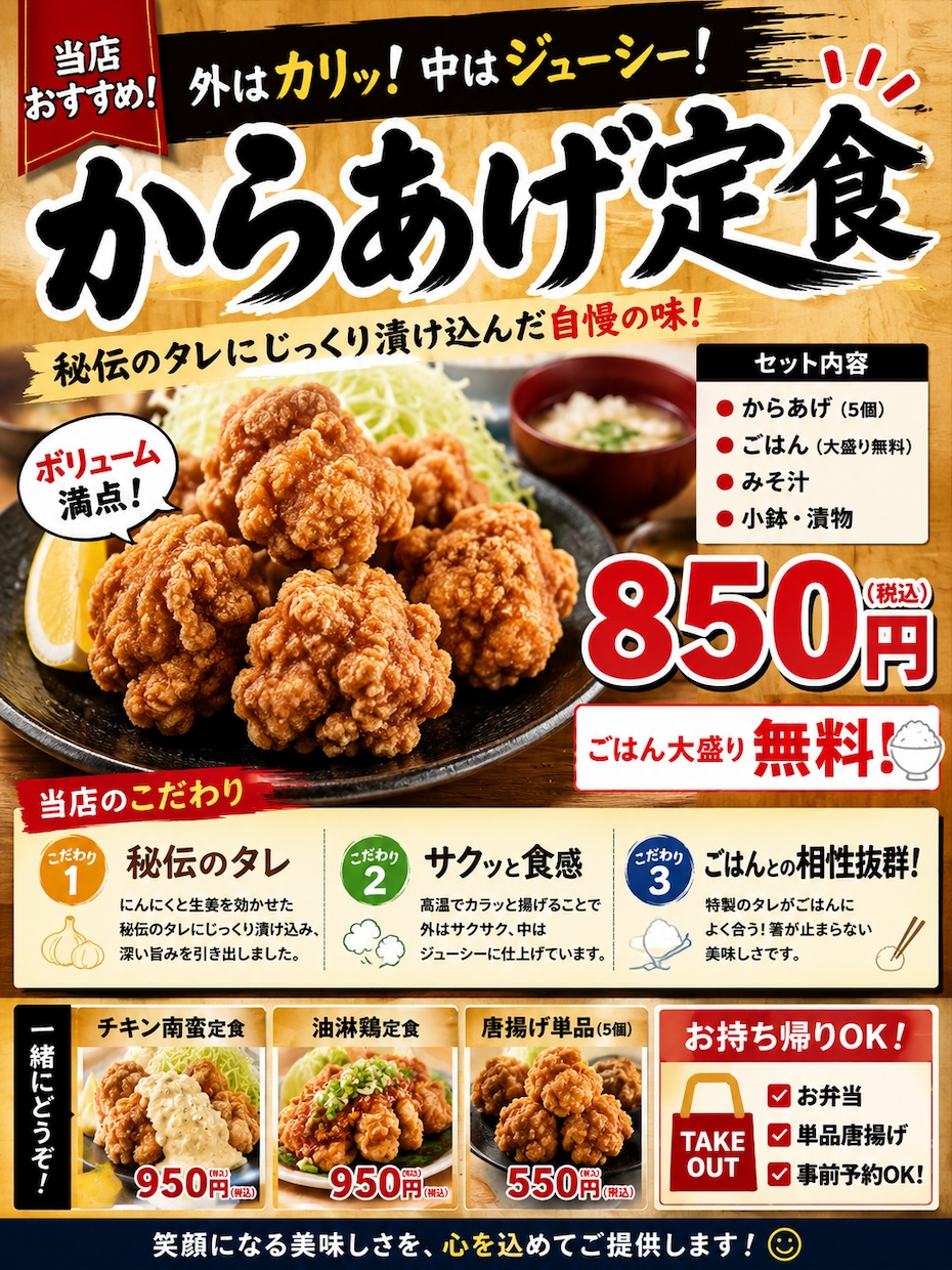 店舗で使える！目立つPOP・チラシを作成しますます お店に合わせた見やすい販促物を丁寧に作成します イメージ4