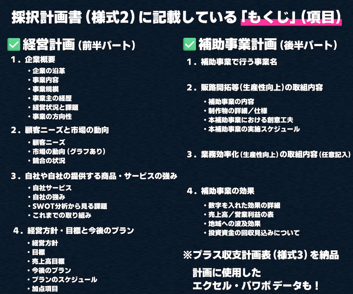 AIビジネス│持続化補助金│採択計画書お届けします 【Word納品】自由に編集OK！小規模事業者持続化補助金向け イメージ3