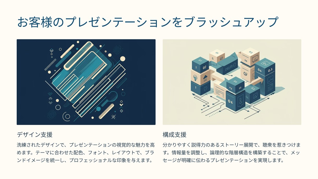 パワーポイントやスライド作成します 体裁を整えたパワーポイントやスライドを作成・修正します イメージ7