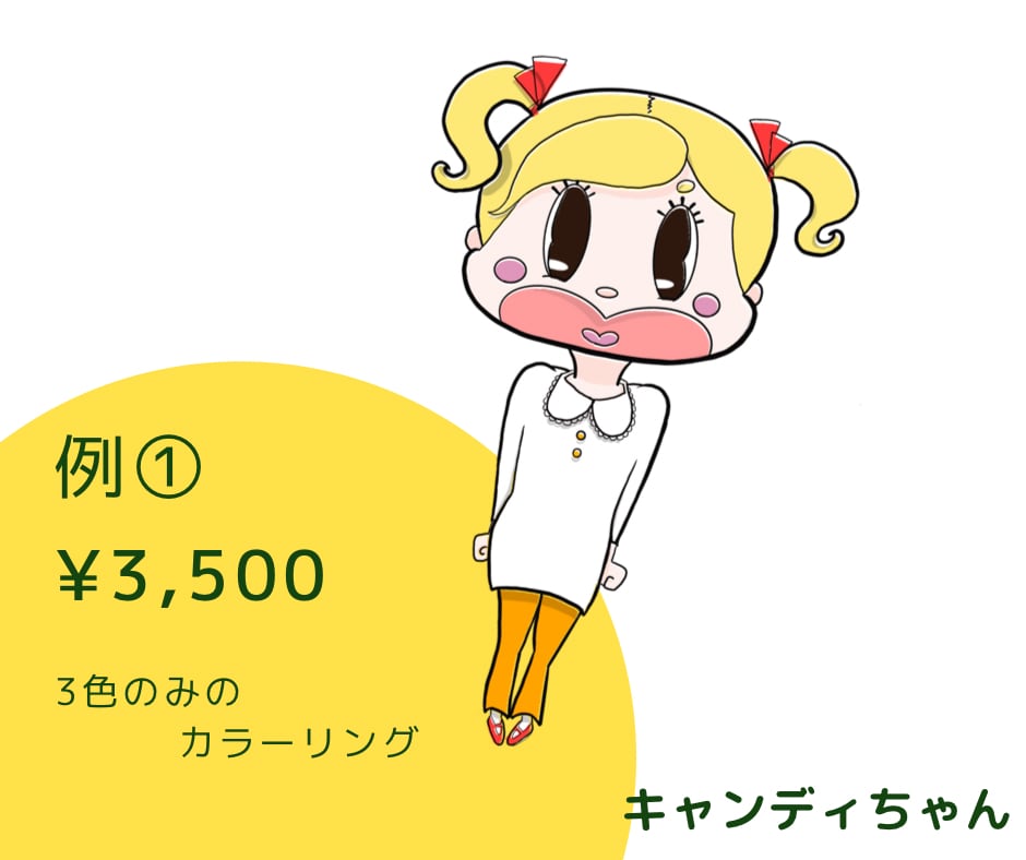 レトロかわいい女の子(*´꒳`*)イラスト描きます アイコン挿絵などにどうぞ。3〜4頭身のミニキャラです♪ イメージ2