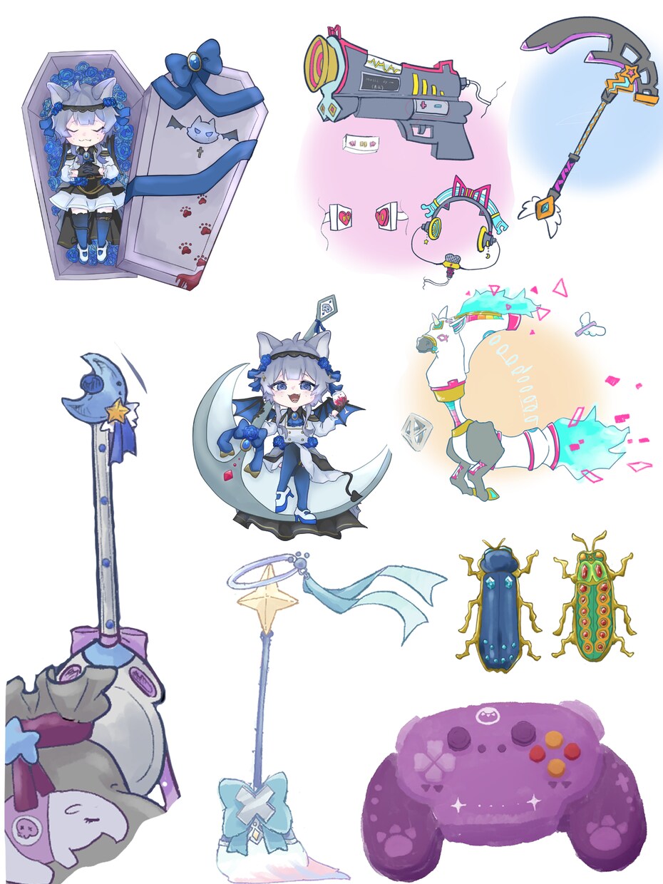立ち絵を描きます Vライバー立ち絵、TRPG、アクスタ等に使用可能！ イメージ10