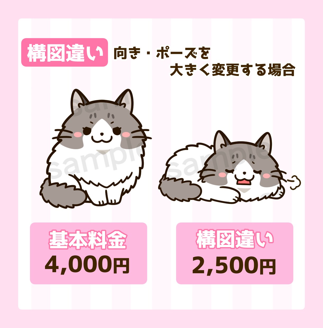 大好きな動物やペットのイラストを制作します 商用可！SNSやグッズ・配信などのマスコットキャラクターに♪ イメージ6