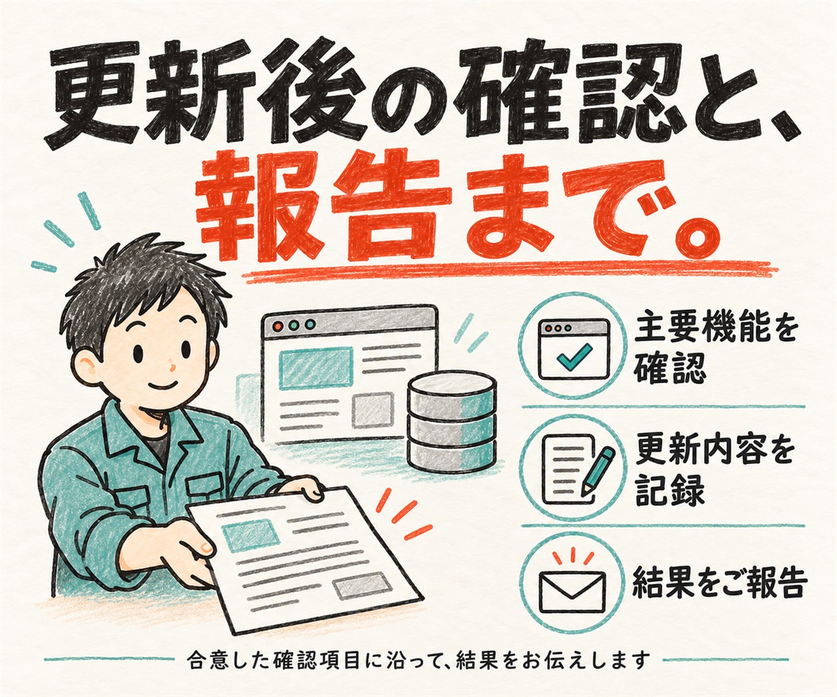 24hでPHP・Node.jsの脆弱性に対応します ネットワーク構成も確認。停止を避ける更新をご提案 イメージ9