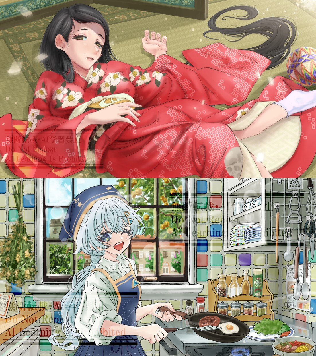 イラストのご注文承ります アナログ風の塗り、手描きの味を強調 イメージ4
