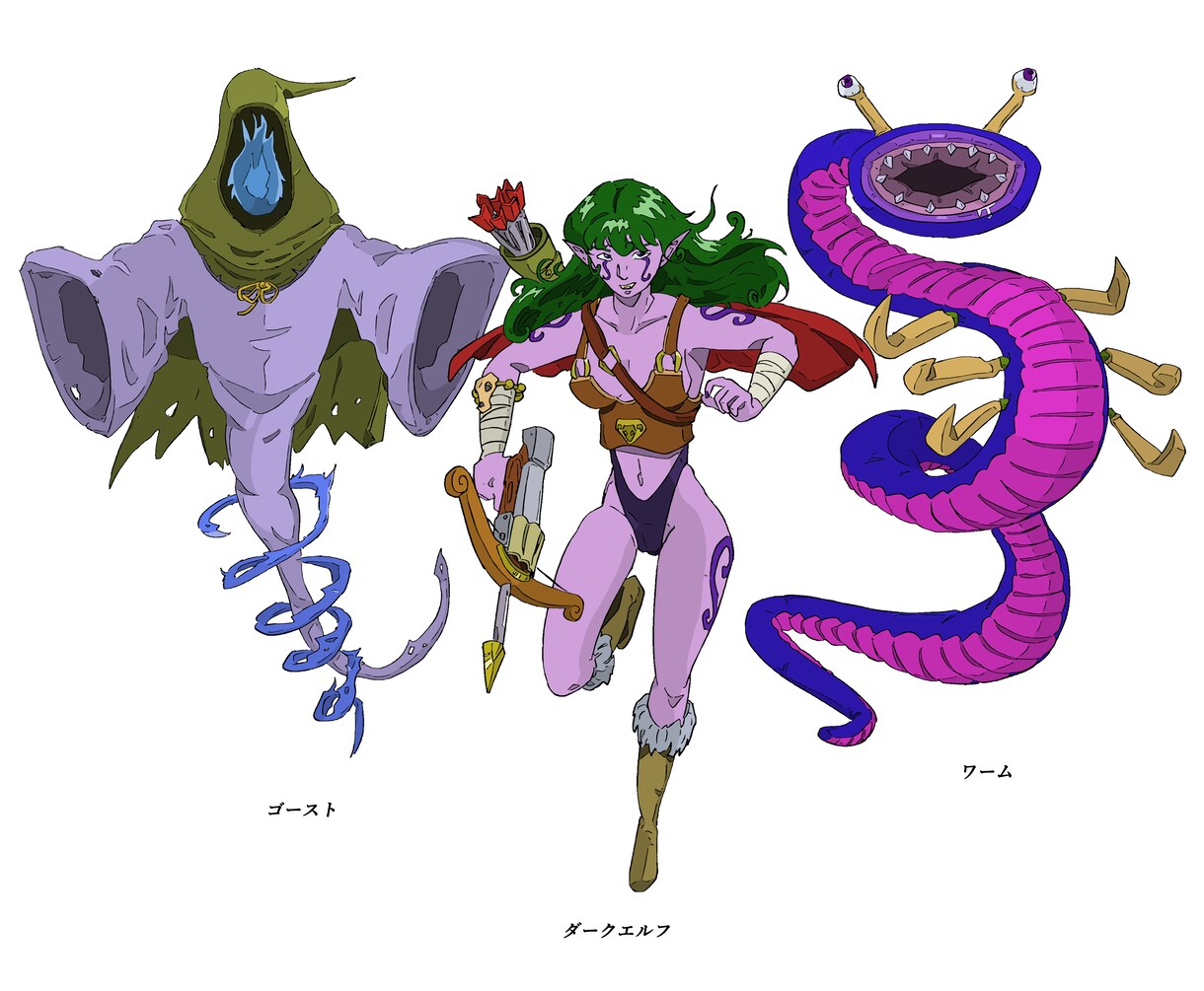 ハイクオリティなオリジナルキャラクターを描きます ゲームやアニメに登場しそうな、創作キャラをデザインします。 イメージ3