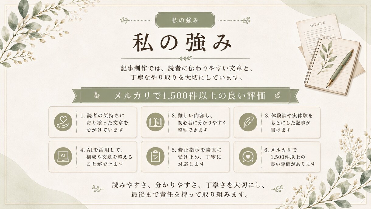 LP風画像を7枚制作します サロン・教室向けの集客画像を作ります イメージ1