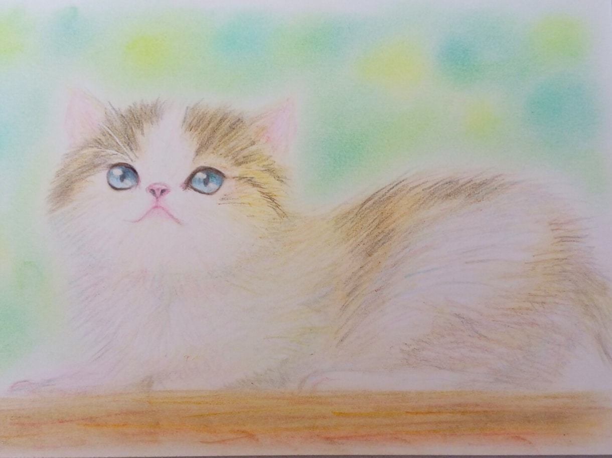 ペットなど、動物のイラスト描きます パステルと色鉛筆でふんわり優しい雰囲気の手描きイラスト イメージ2