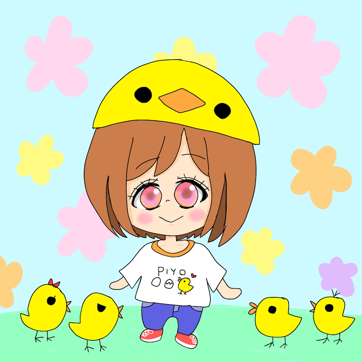 SNSアイコン描きます ポップなデフォルトキャラをアイコンにしませんか? イメージ1