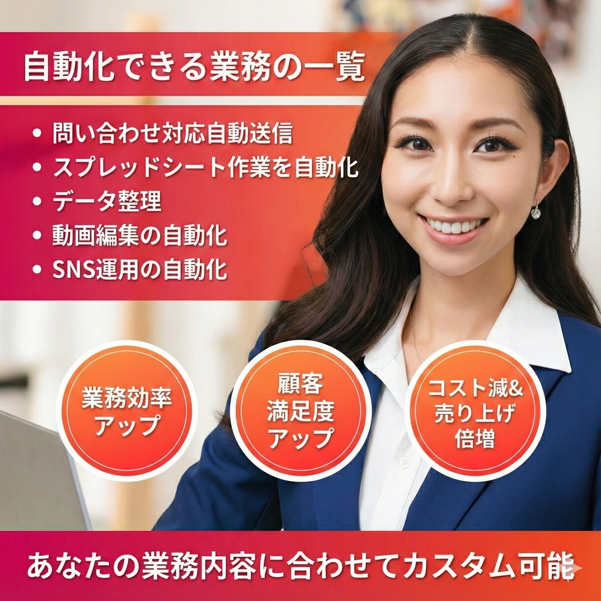 面倒な作業を自動化！AIノーコードツール開発します プログラミング不要で運用可能なAIアシスタントを開発 イメージ5
