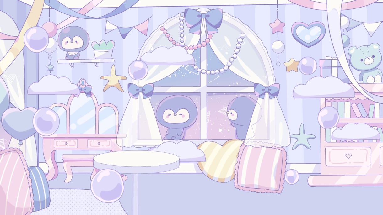 かわいいVTuberモデルをデザインから制作します モデリング・配信画面・待機画面までおつくりします！ イメージ2