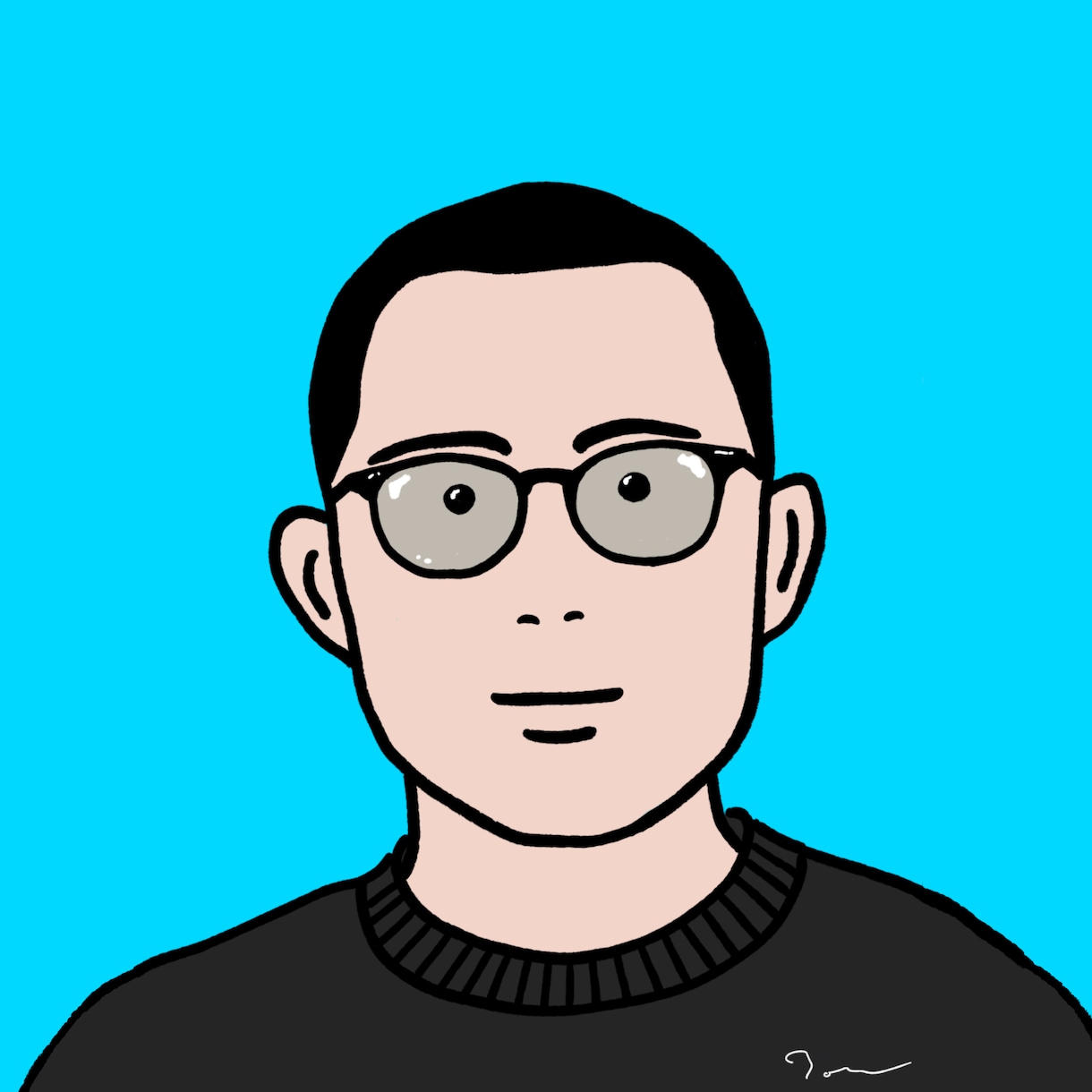 おしゃれなでシンプル似顔絵描きします アイコンにおすすめ！センス際立つアート描きます！ イメージ3