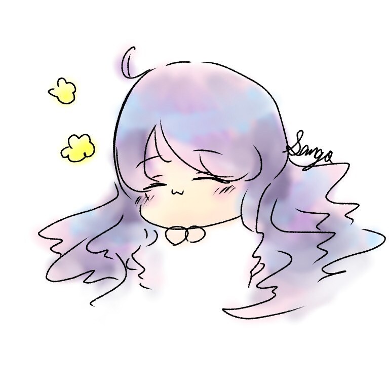 著作権譲渡可◎SNSのアイコンイラスト製作承ります ウォーターカラーの透明感溢れるゆるかわテイストです。 イメージ5