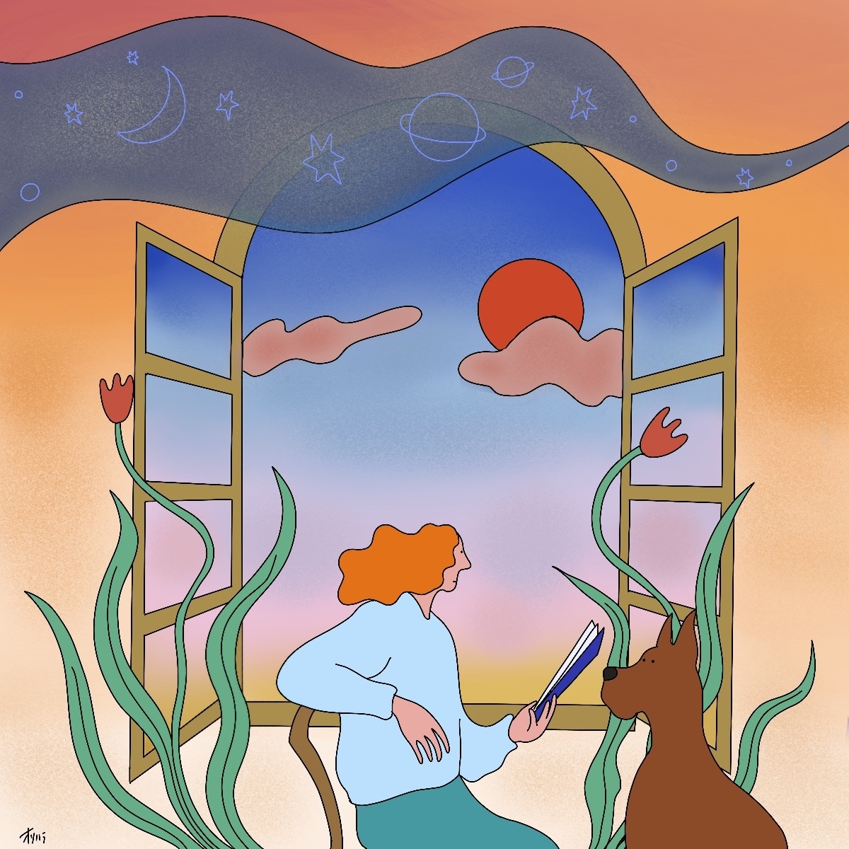 商用可！目を惹くシンプルなイラスト描きます イラストレーターが雑誌やWEBの挿し絵のお手伝い致します！ イメージ5