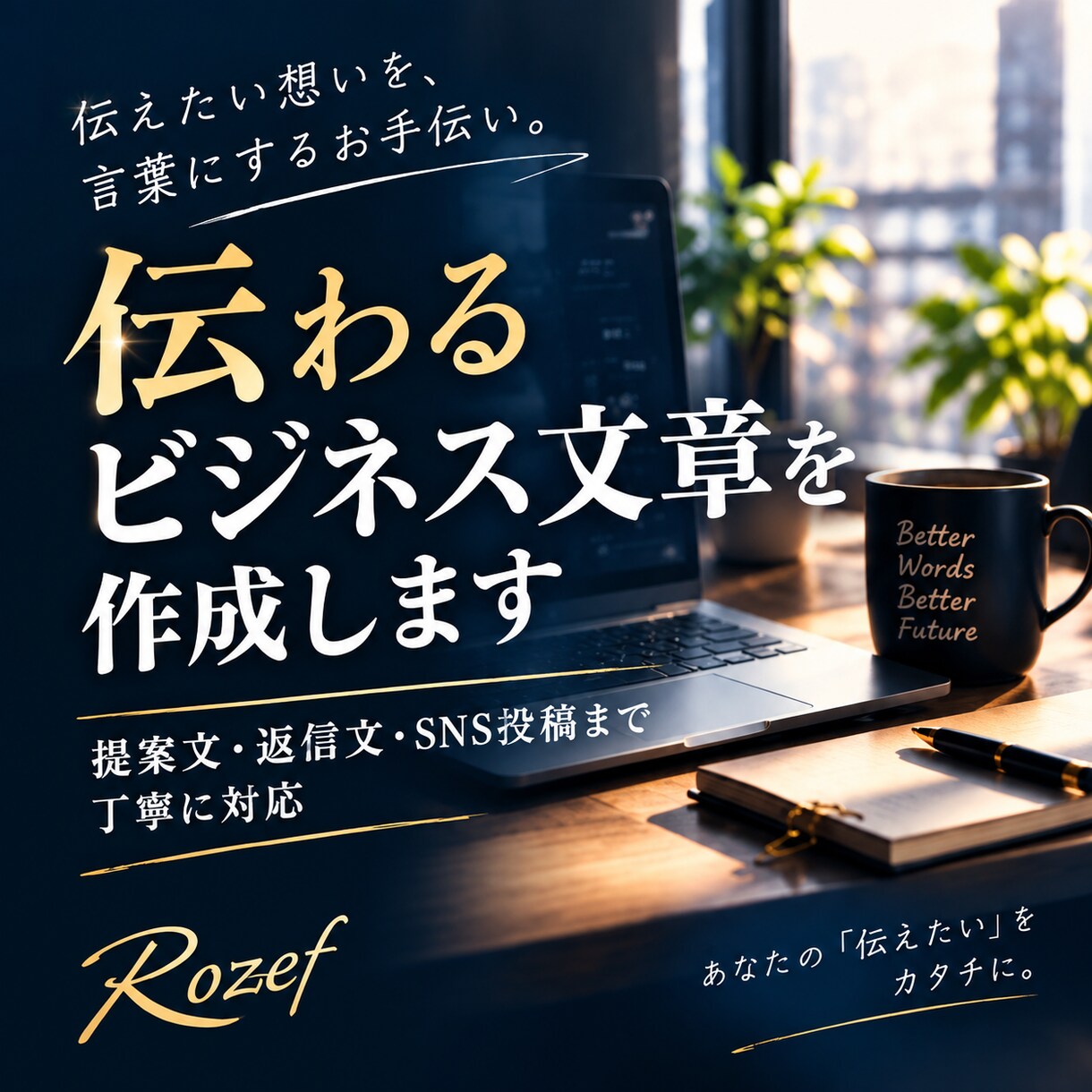 伝わるビジネス文章を作成します 提案文・返信文・SNS投稿まで丁寧に対応 イメージ1