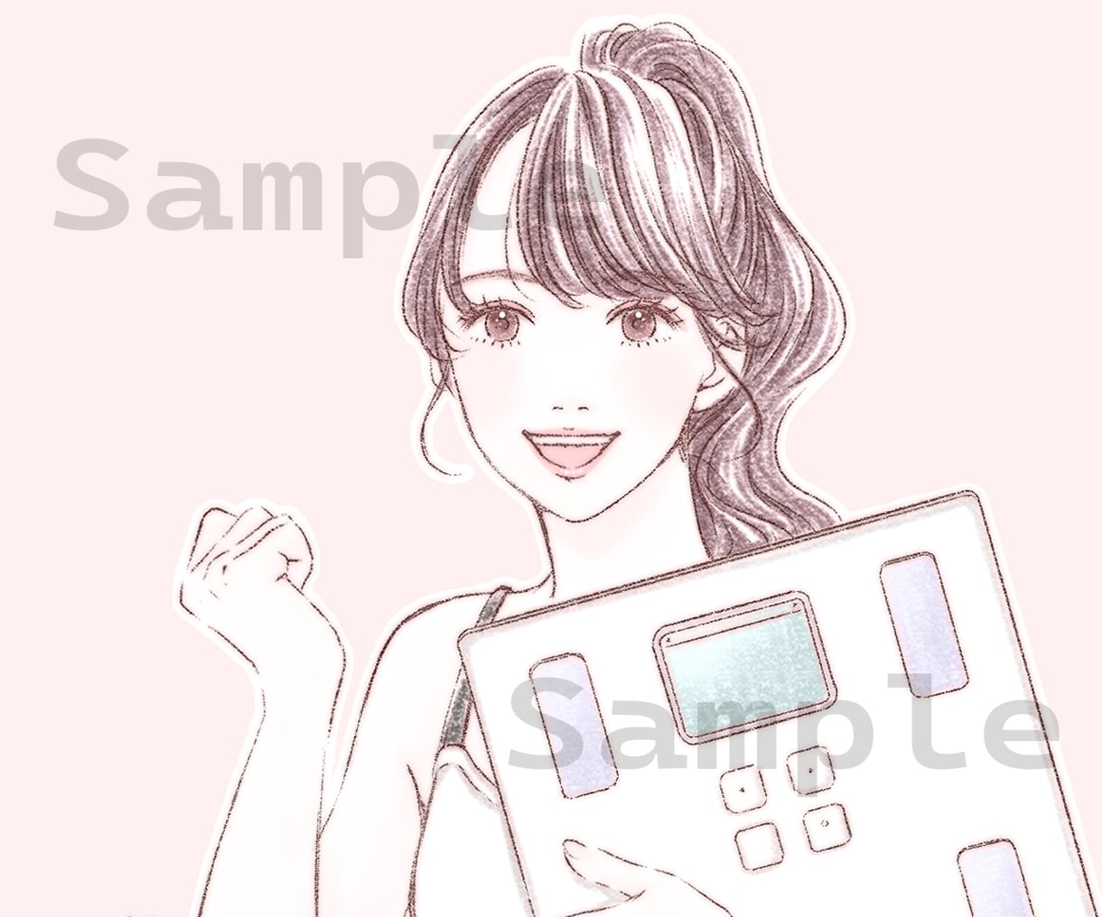 ふわっとやさしい好印象アイコンイラストお描きします 女性に人気♪SNSやブログ等におすすめです！ イメージ8