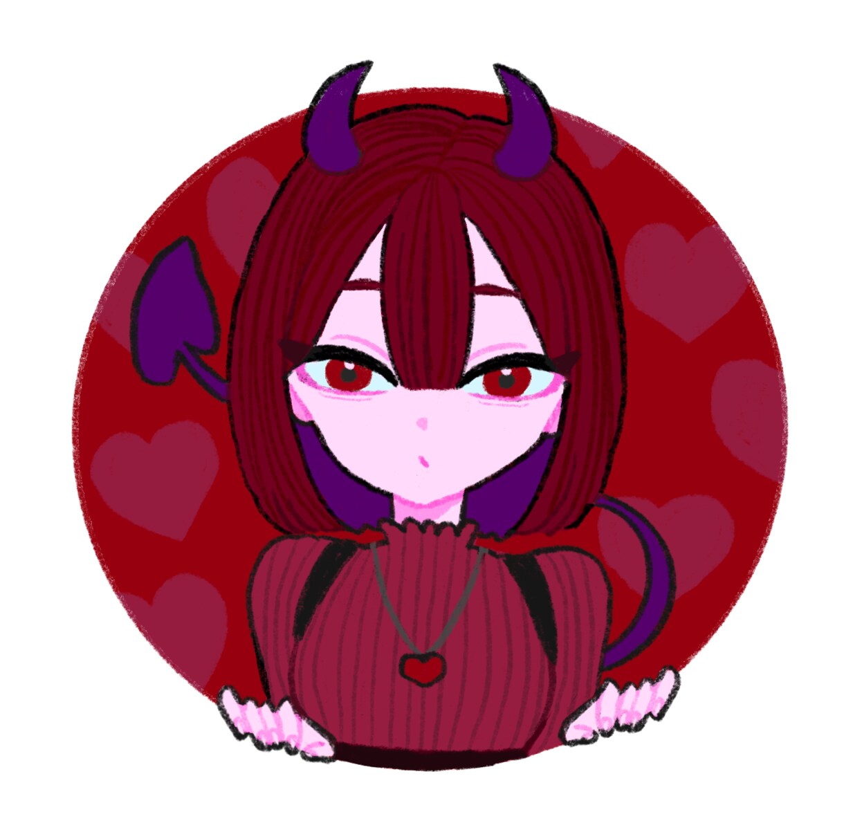 デフォルメアイコン描きます 【ちょっとダークな女の子・男の子が得意です】 イメージ2
