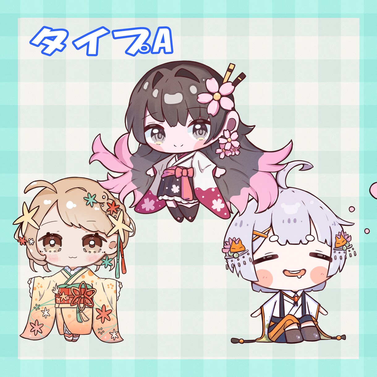 vtuber,TRPGなどSDイラストお描きします ふんわりしたマスコットの様なミニキャラどうですか？！ イメージ2