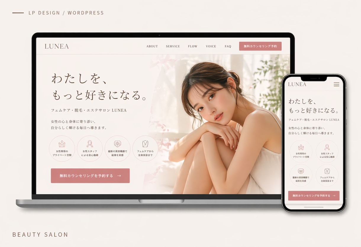 WordPressでプロ仕様のLP制作をします 集客特化！WordPressで成果につながるLPを制作 イメージ3