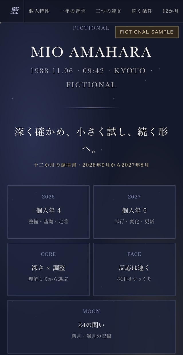今のあなたと12か月の流れを読み解きます 開始記念・先着3名｜通常5,500円の鑑定書を500円で制作 イメージ2