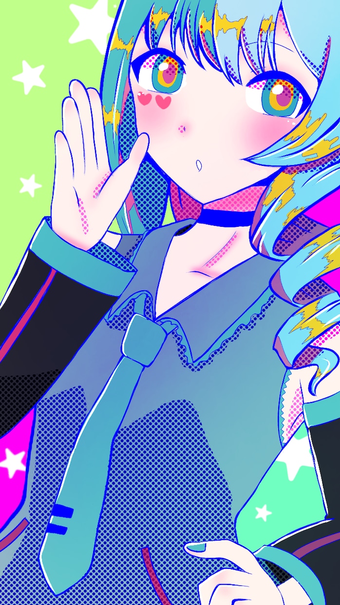 アメコミ風のカラフルなイラストかきます アメコミ風のカラフルでポップなイラストのアイコン作りませんか イメージ2